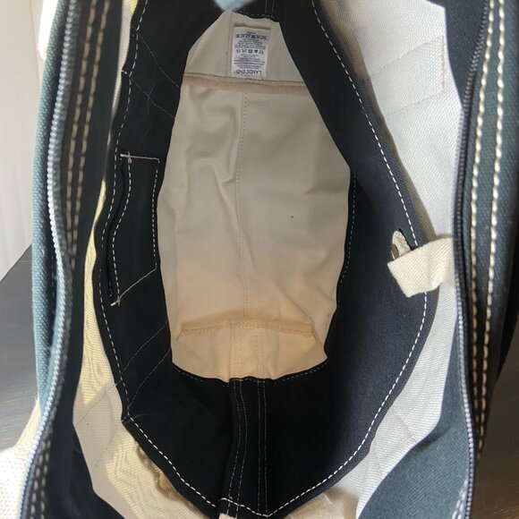 Lands’ End Canvas Tote Bag – Zip Top - Like new - Picture 8 of 12